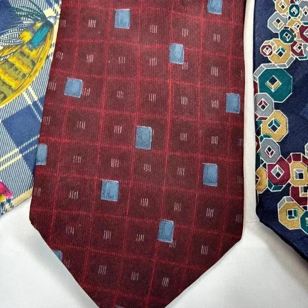 Geoffrey Beene, Tommy Hilfiger, Cezani Silk Ties-Set of 3